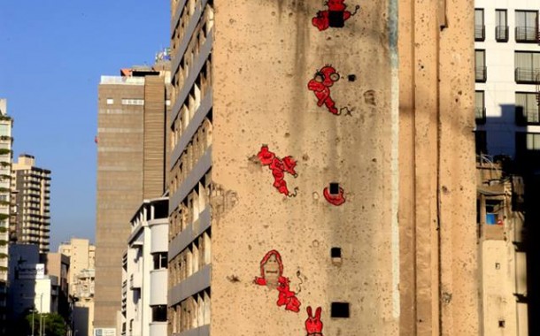L'arte urbana di Jad el-Khoury contro i segni della guerra