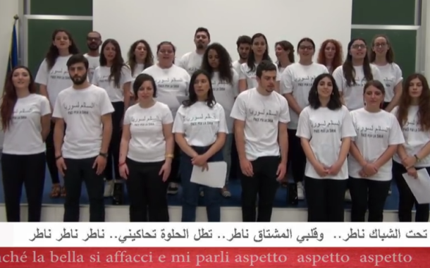 L'Università del Salento canta per la pace in Siria
