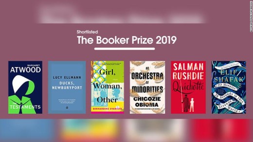 Booker Prize 2019: nella shortlist Rushdie e Atwood