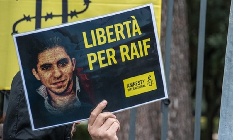 Premio per la libertà di espressione Sakharov 2015 a Raif Badawi