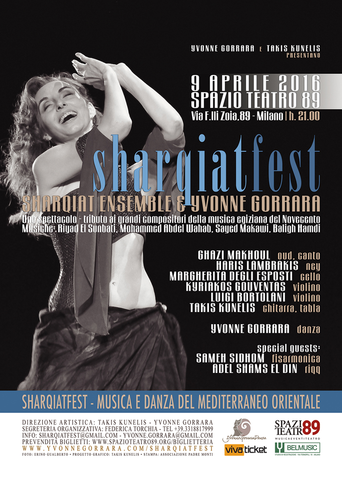 A Milano torna Sharquiat, il festival di musica e danza del Mediterraneo Orientale